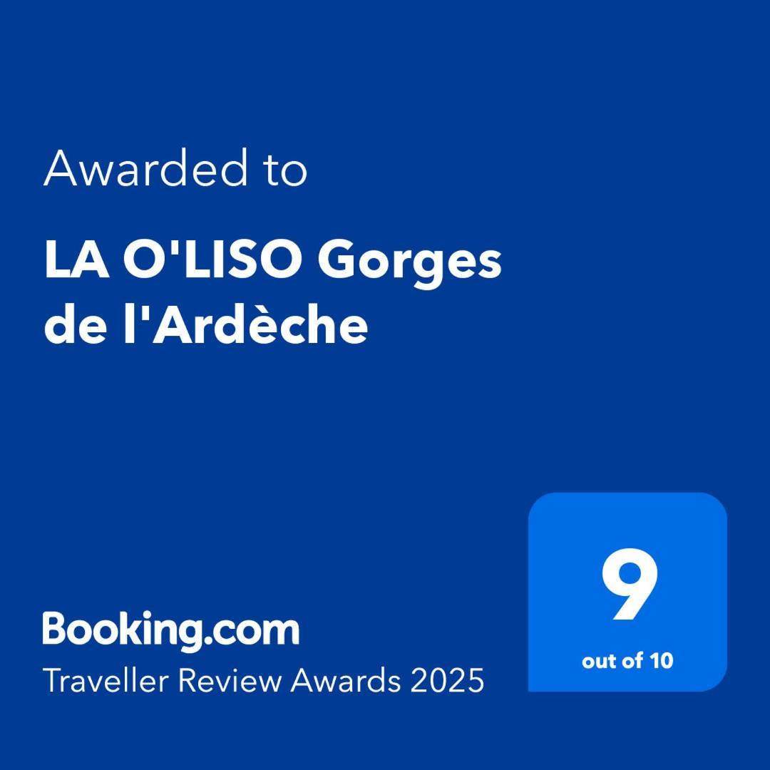 La O'Liso Gorges De L'Ardeche Villa Salavas Exterior photo
